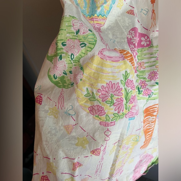 Lilly Pulitzer Vintage Lantern Glow in Dark Dress 6X - Picture 7 of 11